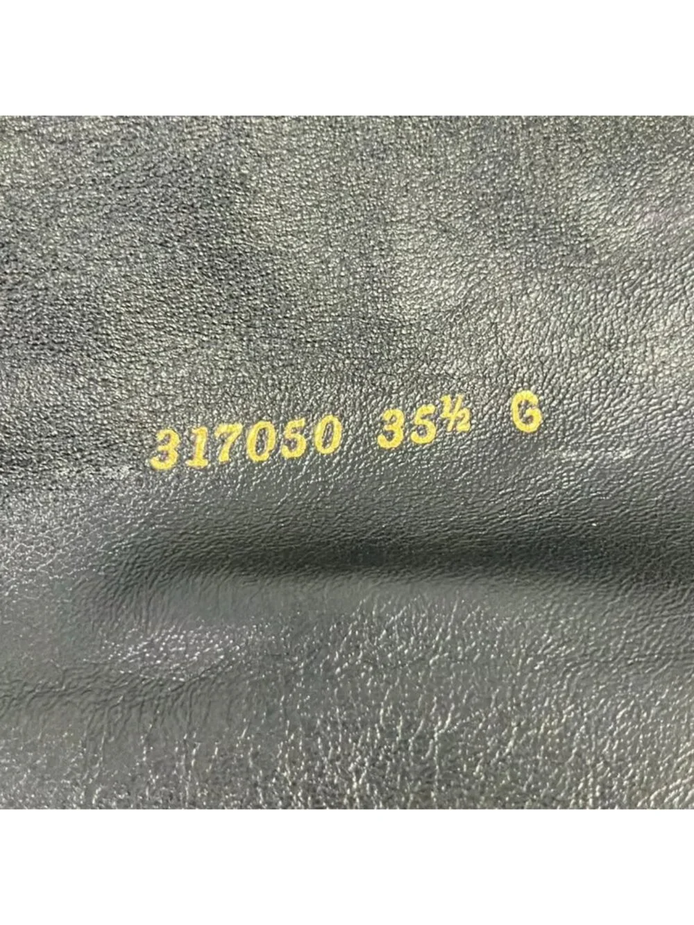 Gucci Long Boots 35.5 Black Sherry Leather